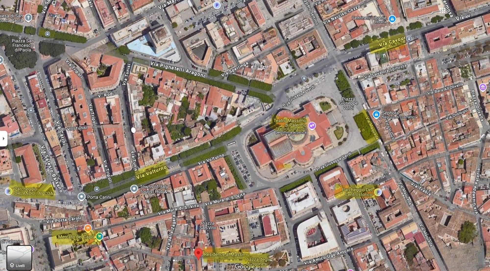 Appartamenti-Residence Al Massimo Palermo Bagian luar foto